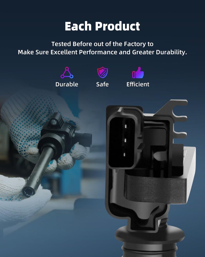 ECCPP UF407 ignition coils Pack of 2,coils packs,for Mazda Protege 2001 2002 2003 2.0L,Protege5 2002 2003 2.0L UF407 - Image 5